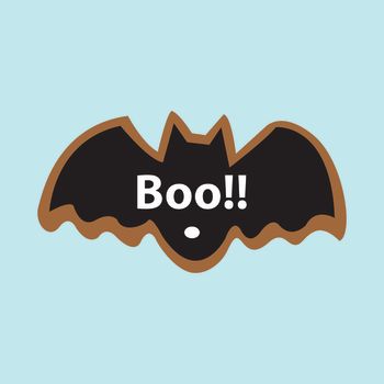 HALLOWEEN boo bat A3 Poster