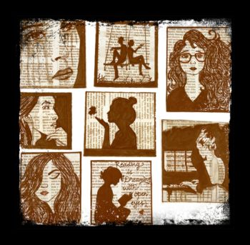 Shades Of Feminity  A3 Poster