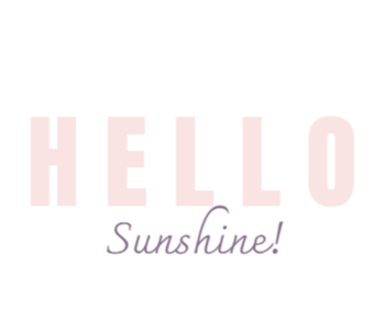 Hello Sunshine A3 Poster