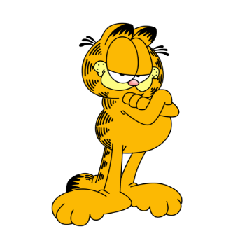 Garfield Minus Garfield Odie Cartoon A3 Poster