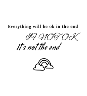 Everything will be ok A3 Poster