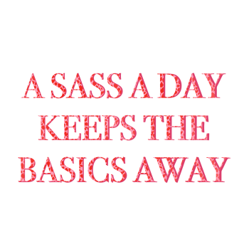 Sass a day A3 Poster