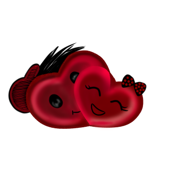 Cute Couples A3 Poster