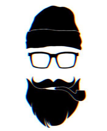 Hippie Man A3 Poster