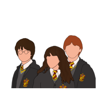 Harry Potter : The Golden Trio A3 Poster