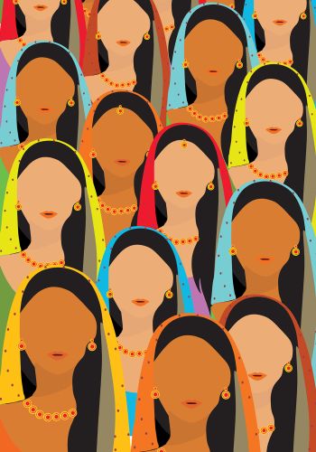Indian Women A3 Poster