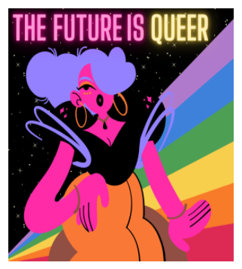 The future is queer A3 Poster