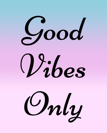 Good Vibes Only A3 Poster