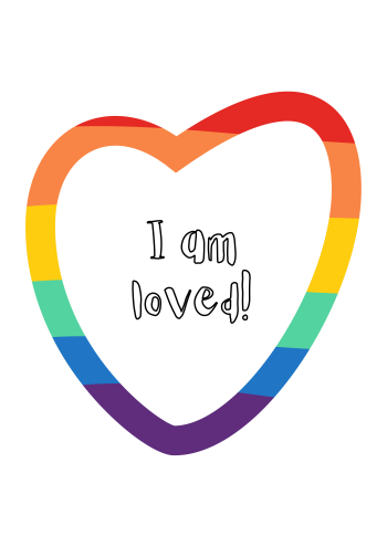 Pride - I am Loved A3 Poster