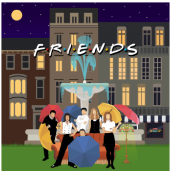 Friends A3 Poster