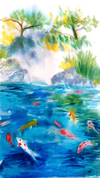 Water fun  A3 Poster