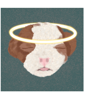 Angelic Puppy A3 Poster