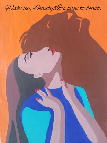 Beauty and bravery! A3 Poster