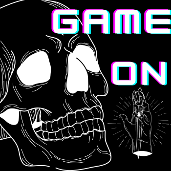 Game on Skull A3 Poster