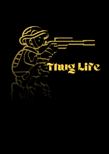 Thug life  A3 Poster