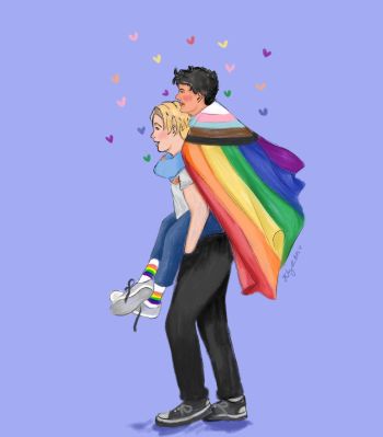 heartstopper nick and charlie A3 Poster