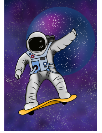 Out of this world A3 Poster