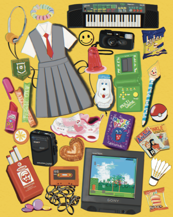 Childhood Objects  A3 Poster