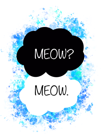 The fault in meow stars A3 Poster