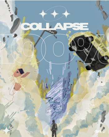 collapse  A3 Poster