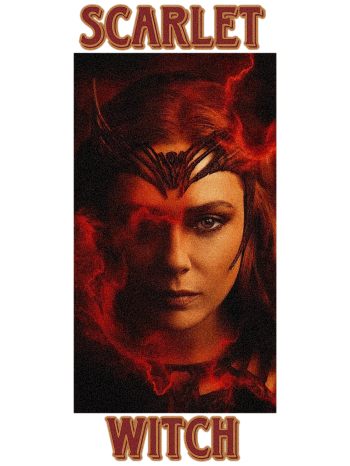 Marvel scarlet witch design A3 Poster