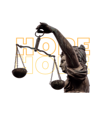 Hope text design A3 Poster