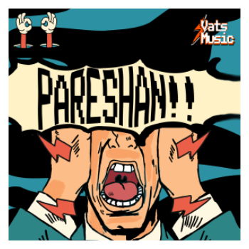 Pareshan Artwork Merch A3 Poster