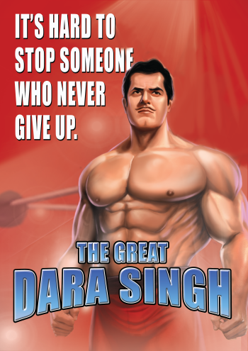 Dara Singh A3 Poster
