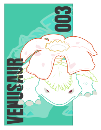 Venusaur A3 Poster