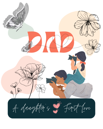 DAD a daughter's first love A3 Poster