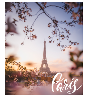 Paris - Travel Series A3 Poster