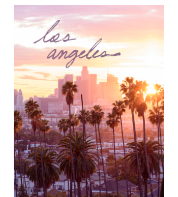 Los Angeles - Travel Series A3 Poster