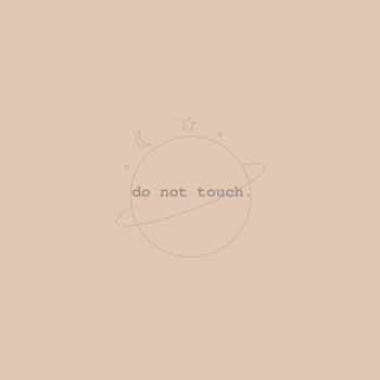 Do not touch A3 Poster