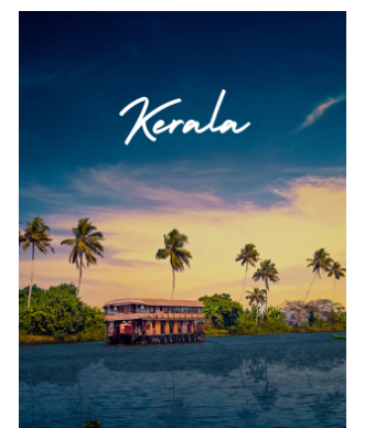 Kerala - Travel Series A3 Poster