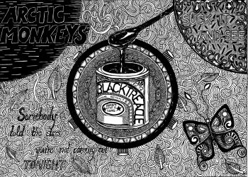 Arctic Monkeys- Suck it & See. A3 Poster