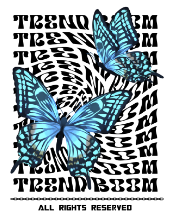 Butterfly Tee A3 Poster