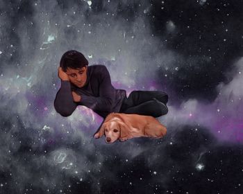 Joey lost in space A3 Poster