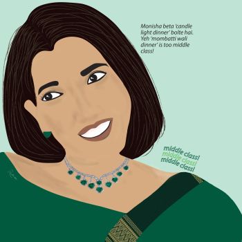 Maya Sarabhai A3 Poster