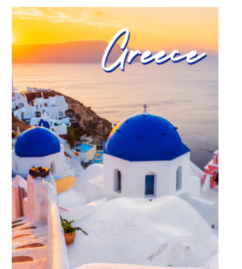 Greece - Travel Series A3 Poster