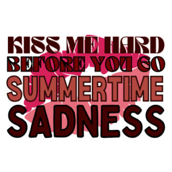 Lana Del Rey Born to Die lyric A3 Poster