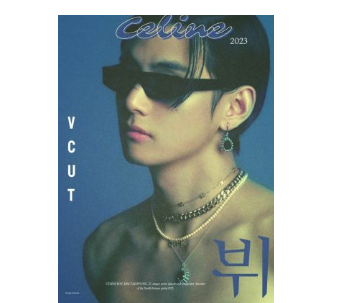 v / kim taehyung celine cut A3 Poster