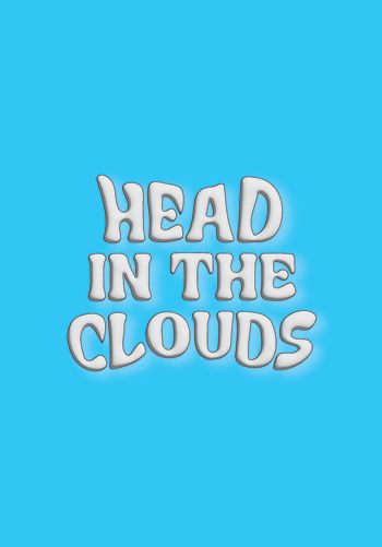 Head in the Clouds A3 Poster