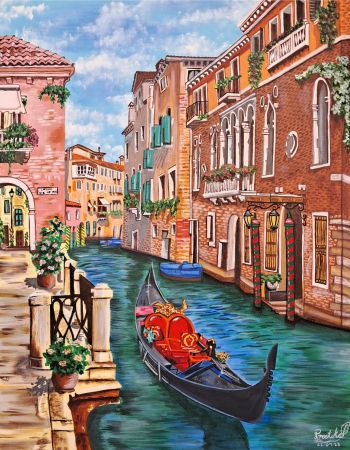 Venice - the romantic city  A3 Poster