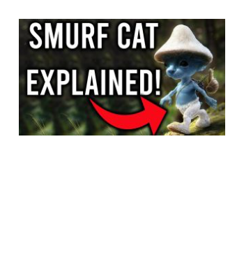 SMURF CAT 2 A3 Poster
