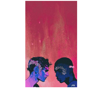 Hollyhock  A3 Poster