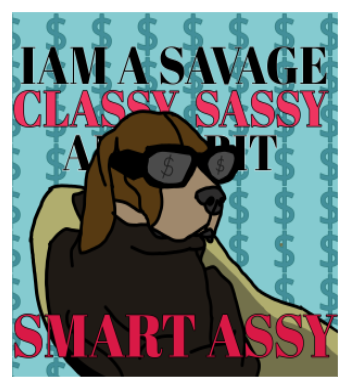 Savage dog A3 Poster