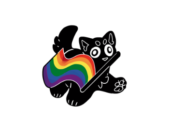 Pride Cat A3 Poster