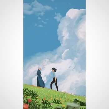 Anime cover design  A3 Poster