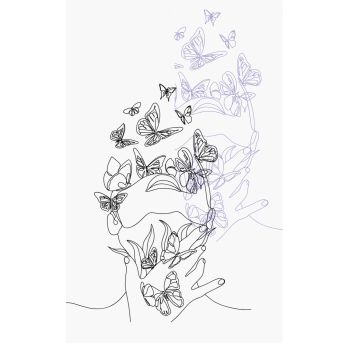 Line Art Aesthetic A3 Poster