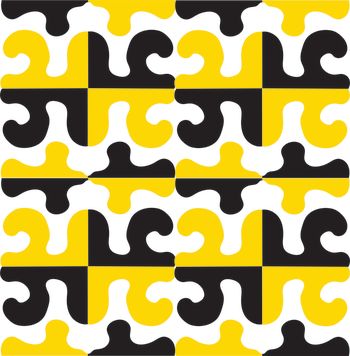 Abstract shapes A3 Poster